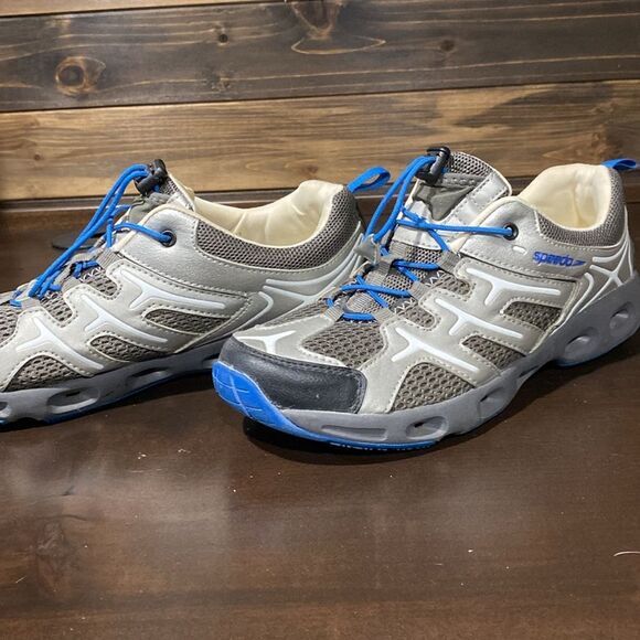 Speedo Hydro Comfort Blue and Gray Size 9 - Picture 6 of 12